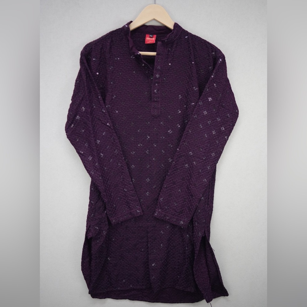 Aris Deep Purple Men’s Kurta